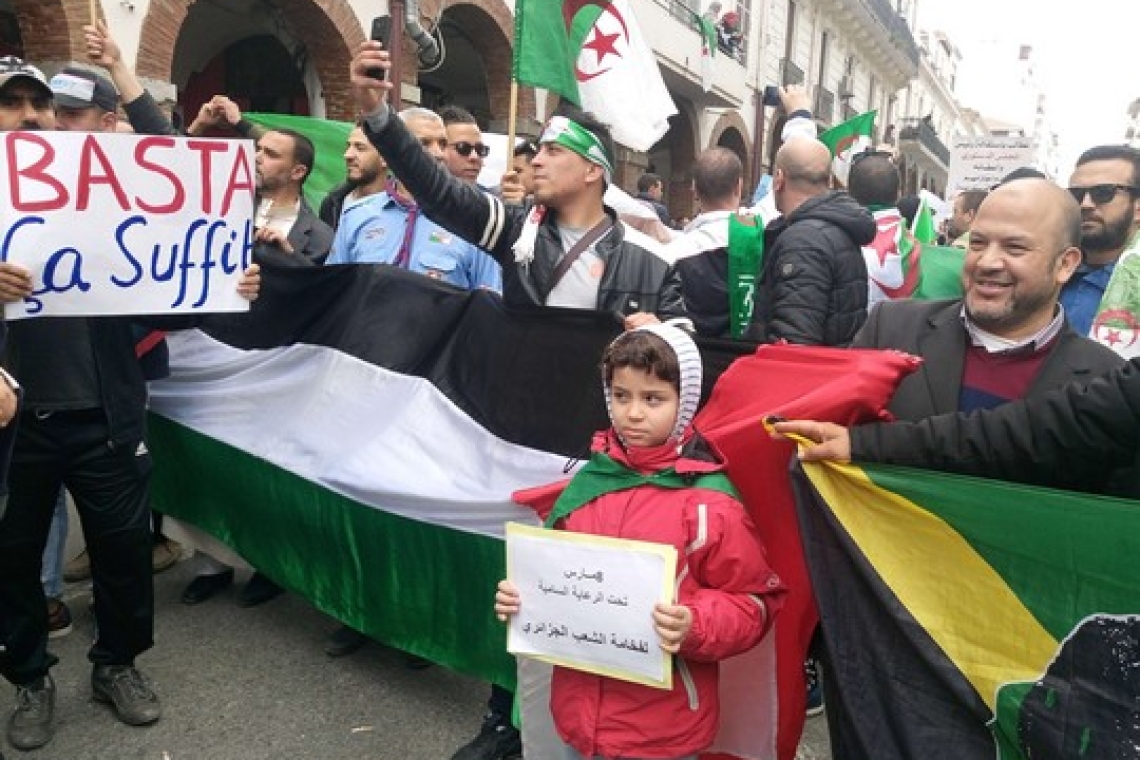 L'Algérie réitère son soutien aux palestiniens
